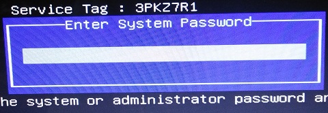Dell XPS Password from service tag